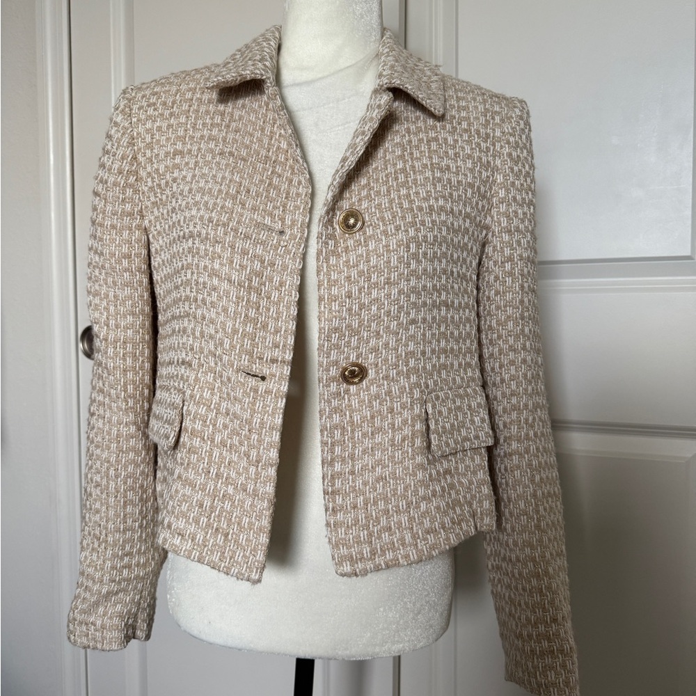 Elegant Tweed Womens Jacket